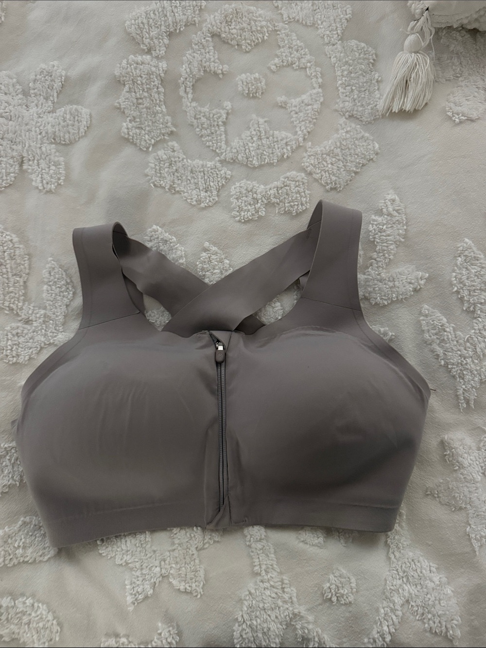 lululemon athletica Front-Zip Crisscross Sports Bra - Purple